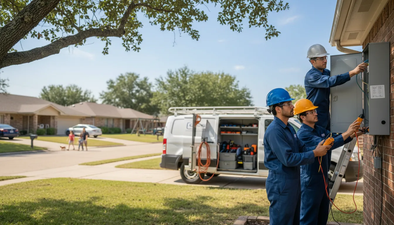 Certified electrician providing emergency electrical services in Iberia, MO
